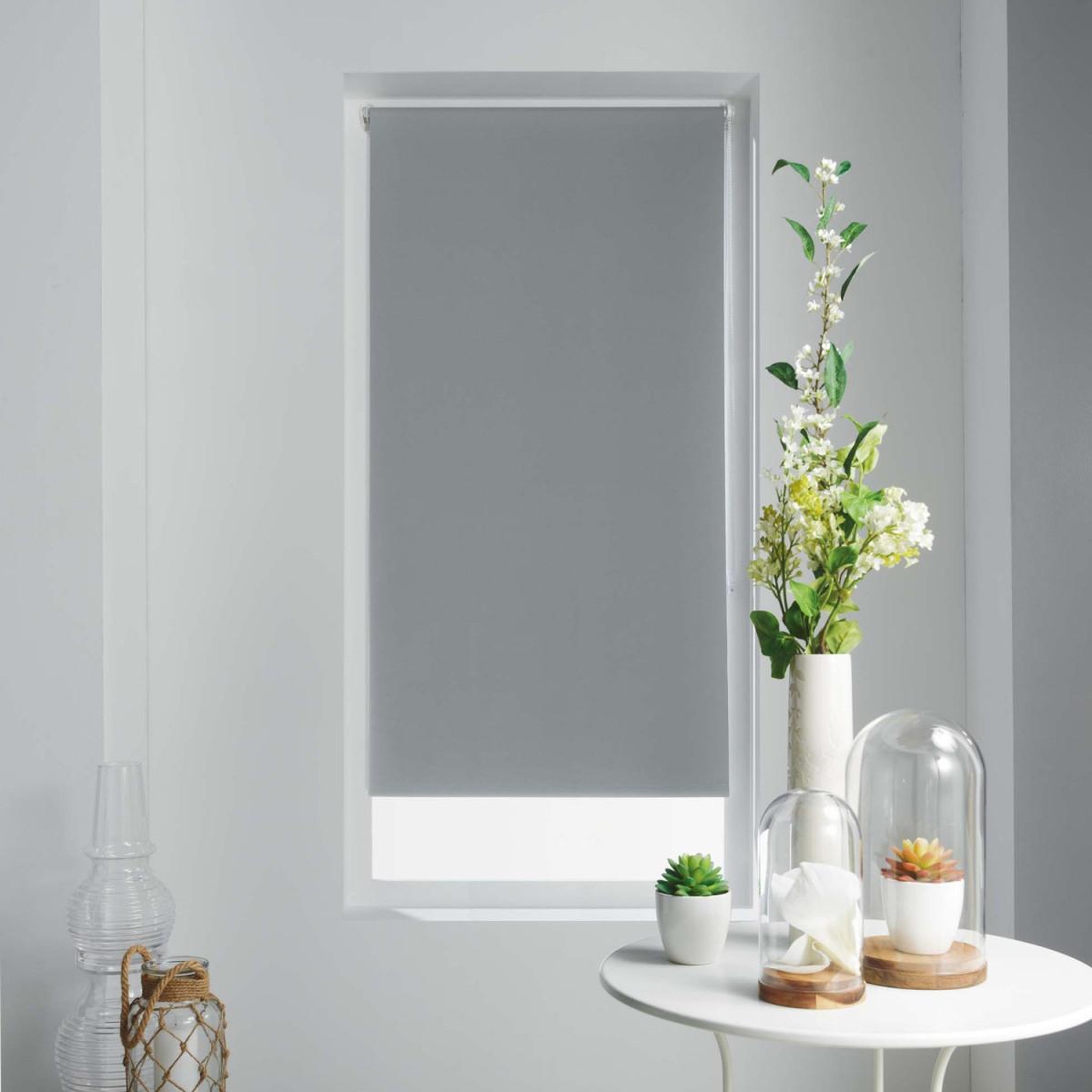 Douceur d'Intérieur Store enrouleur occultant  occult  90x180cm gris