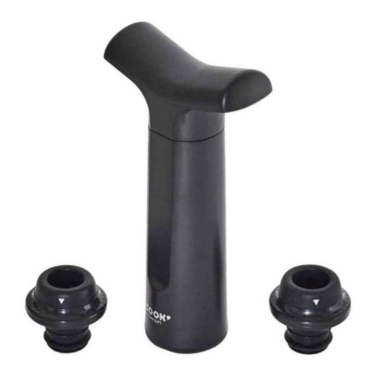 Paris Prix Pompe à Vin Vide d'Air  2 Bouchons  16cm Noir