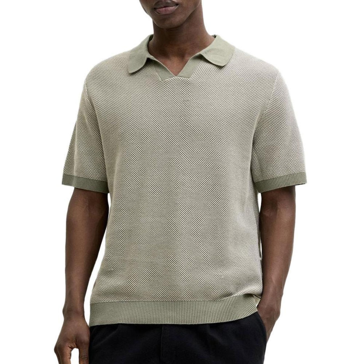 Jack & Jones Polo Kaki Homme Jack & Jones Aston Split