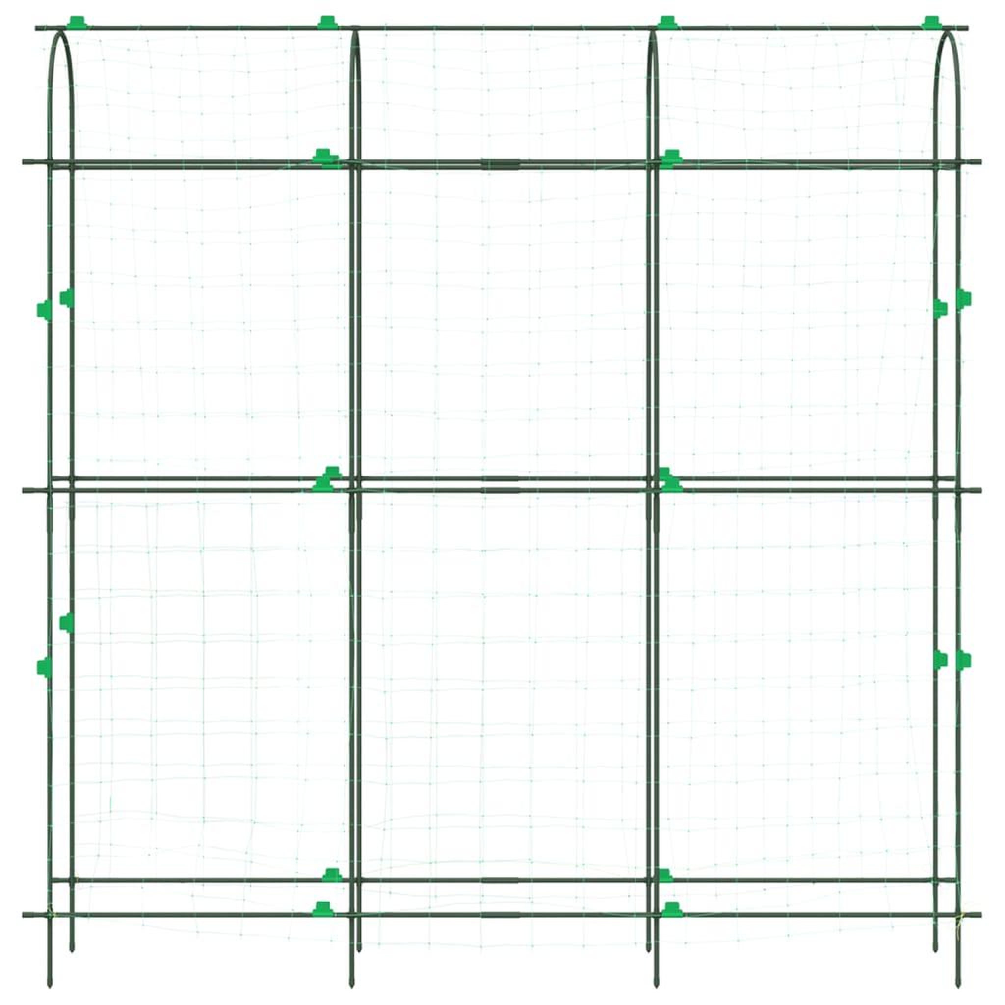 Voir la diapositive 4 : VIDAXL Treillis de jardin pour plantes grimpantes forme de U acier