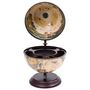 Voir la diapositive 4 : VIDAXL Support de vin globe de dessus de table Bois d'eucalyptus Blanc