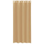 Voir la diapositive 4 : VIDAXL Rideaux en voile avec œillets 2 pcs sable