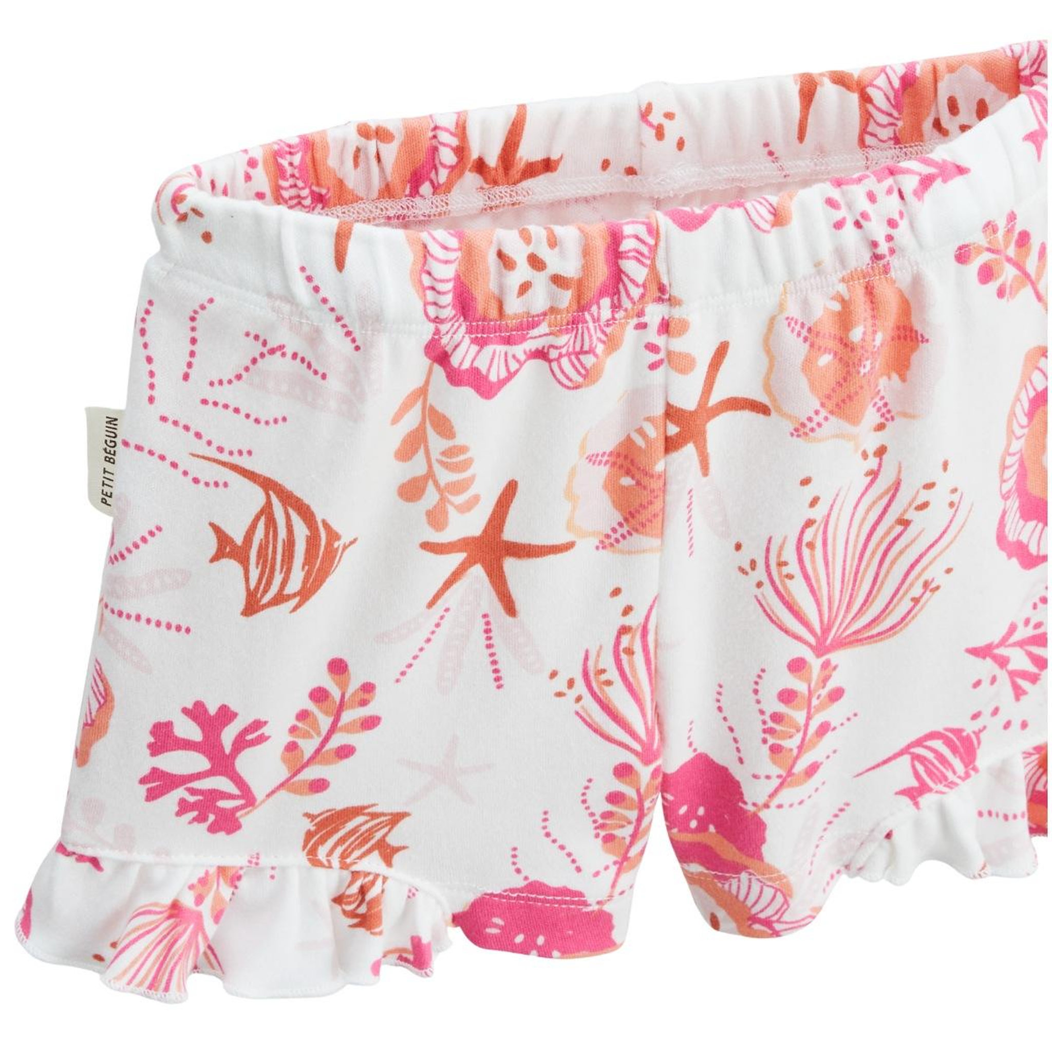 Voir la diapositive 3 : Petit Béguin Lot de 2 pyjamas short enfant 2 pièces bahamas