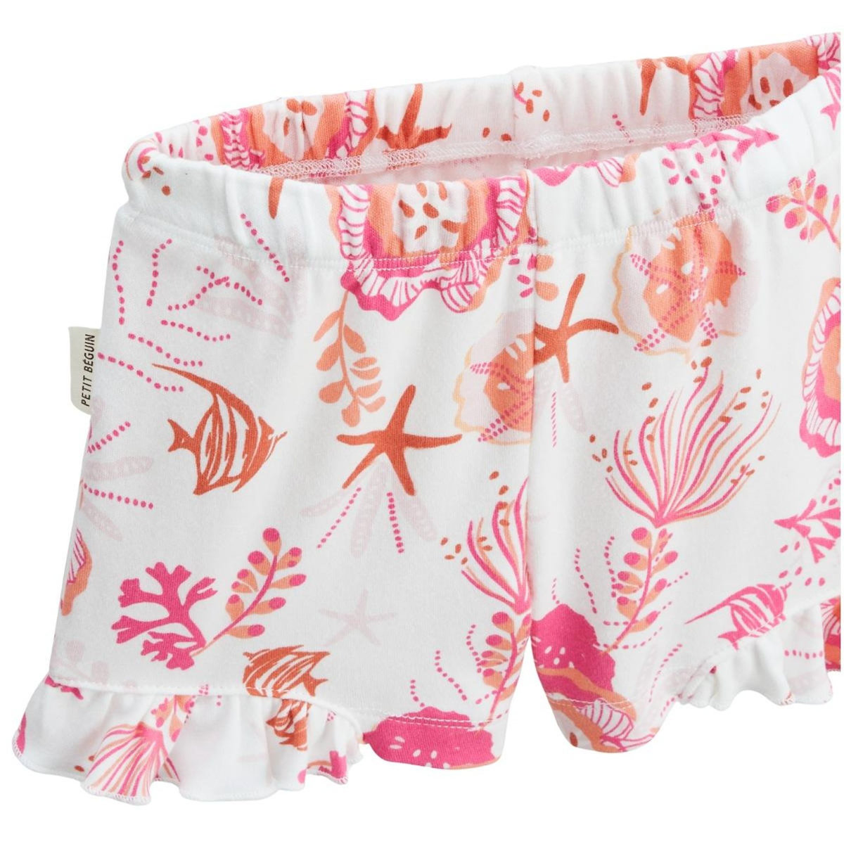 Petit Béguin Lot de 2 pyjamas short enfant 2 pièces Bahamas