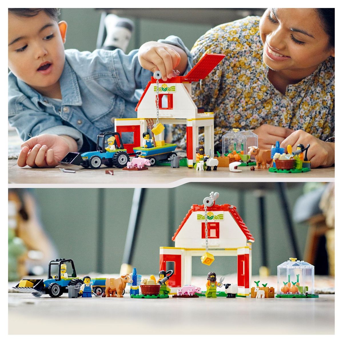 LEGO City 60346 La grange et les animaux de la ferme 