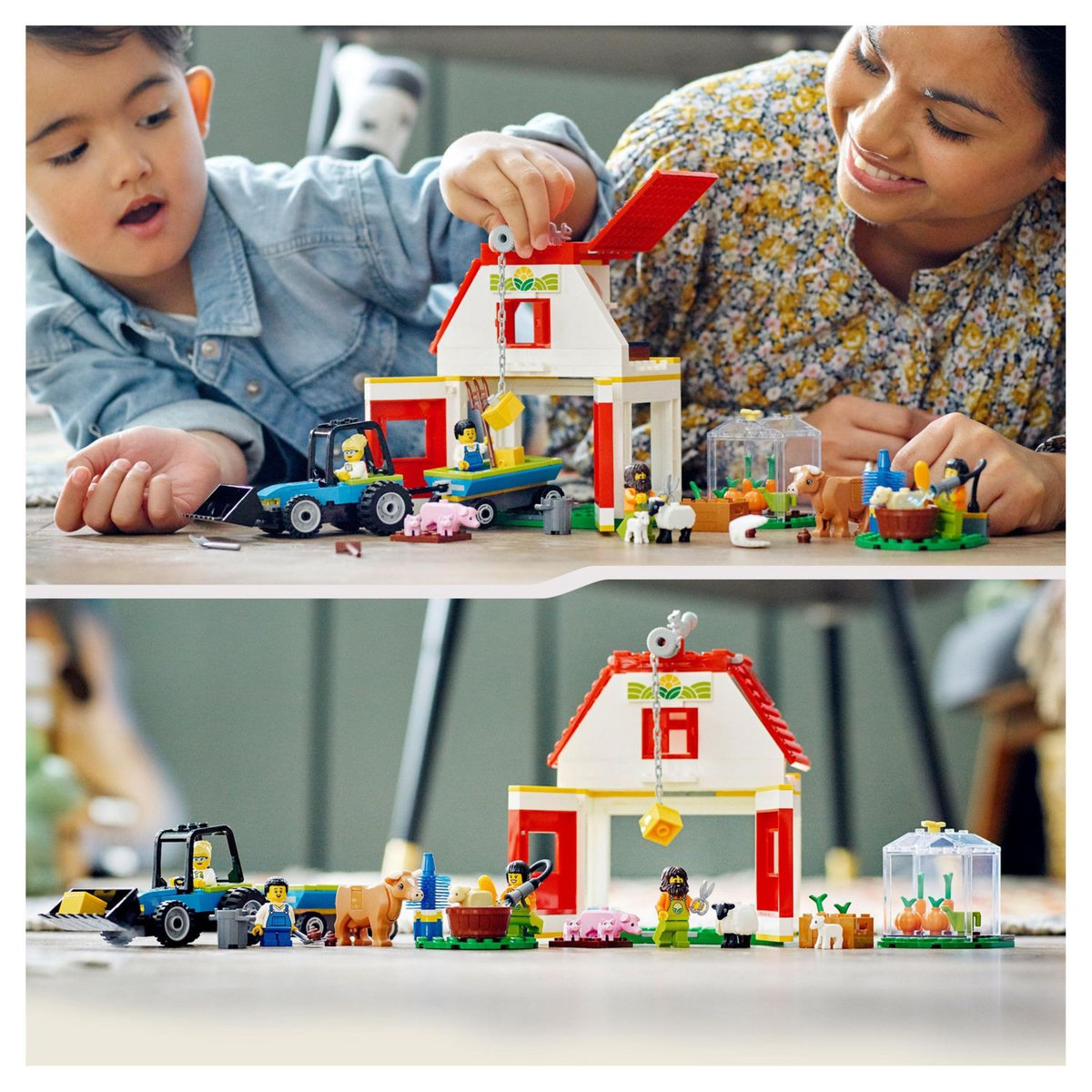 LEGO City 60346 La grange et les animaux de la ferme 