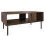 Voir la diapositive 2 : BEST MOBILIER Franco - table basse - effet bois - 1 niche - 100 cm