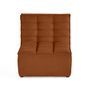 Voir la diapositive 6 : LISA DESIGN Ellie - fauteuil sans accoudoir en velours texturé