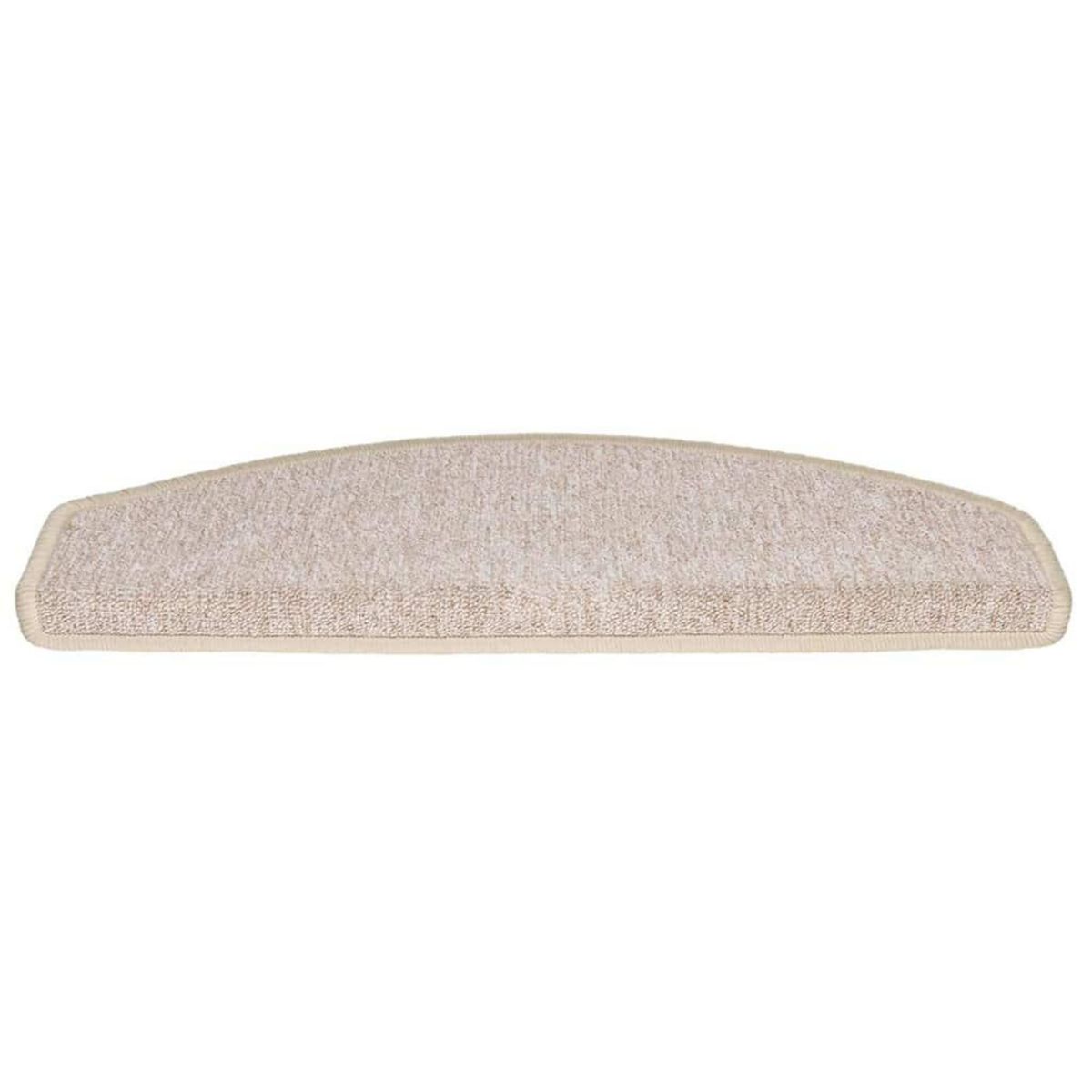 VIDAXL Tapis d'escalier 30 pcs taupe 65x24x4 cm