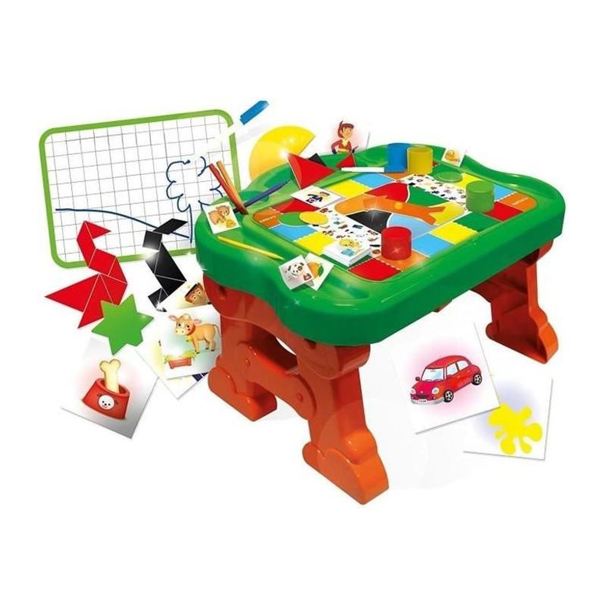Voir la diapositive 1 : LISCIANI GIOCHI Pupitre éducatif Carotina - LISCIANI - 30 jeux pour apprendre en s'amusant