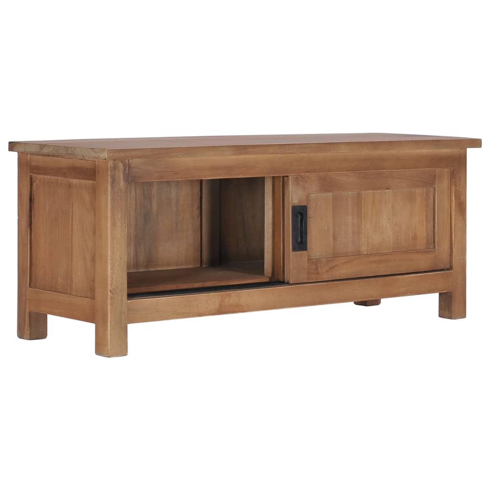 Voir la diapositive 2 : VIDAXL Meuble tv 90x30x35 cm bois de teck massif