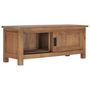 Voir la diapositive 2 : VIDAXL Meuble TV 90x30x35 cm Bois de teck massif