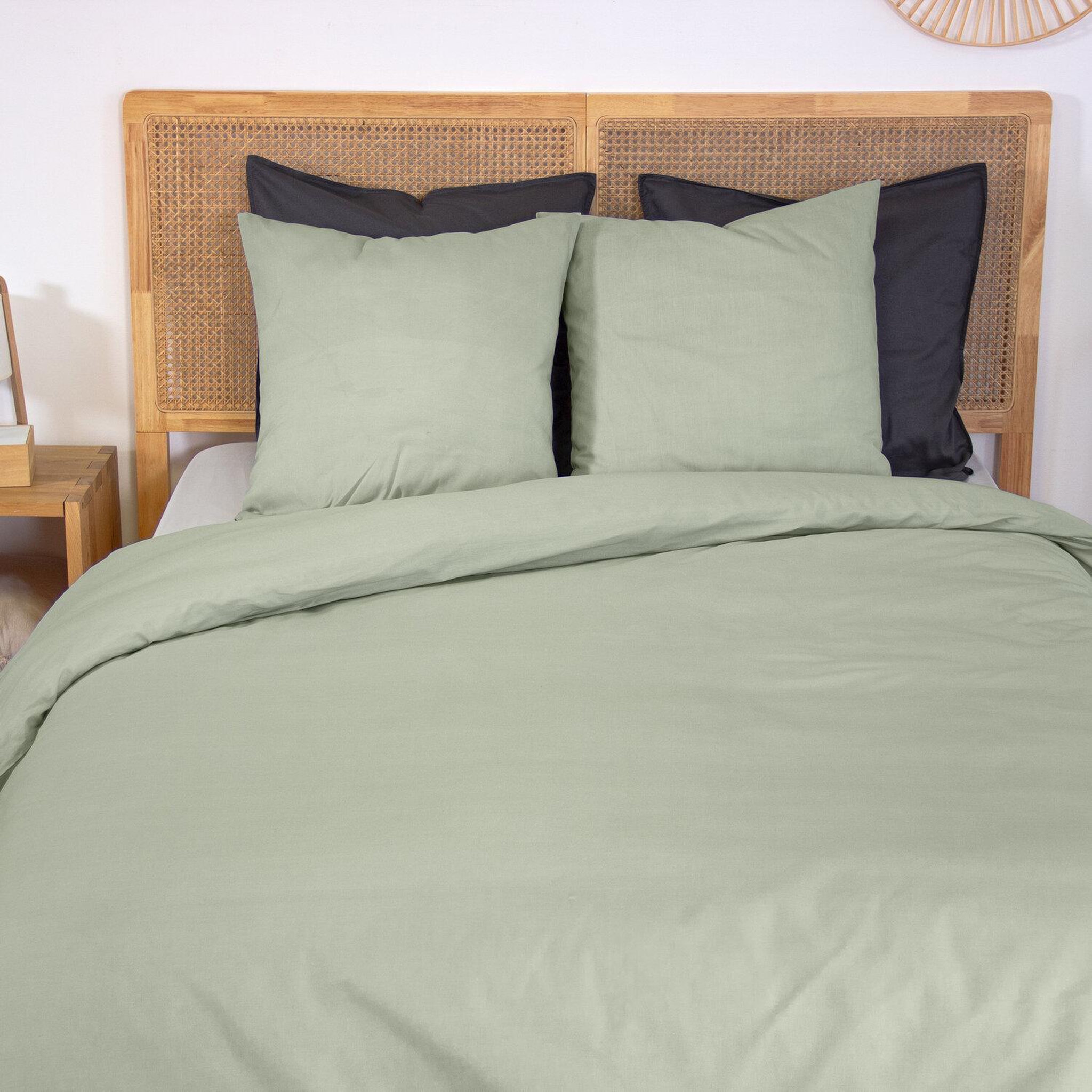 Voir la diapositive 2 : Home collection Parure de couette 100% percale de coton 65fils