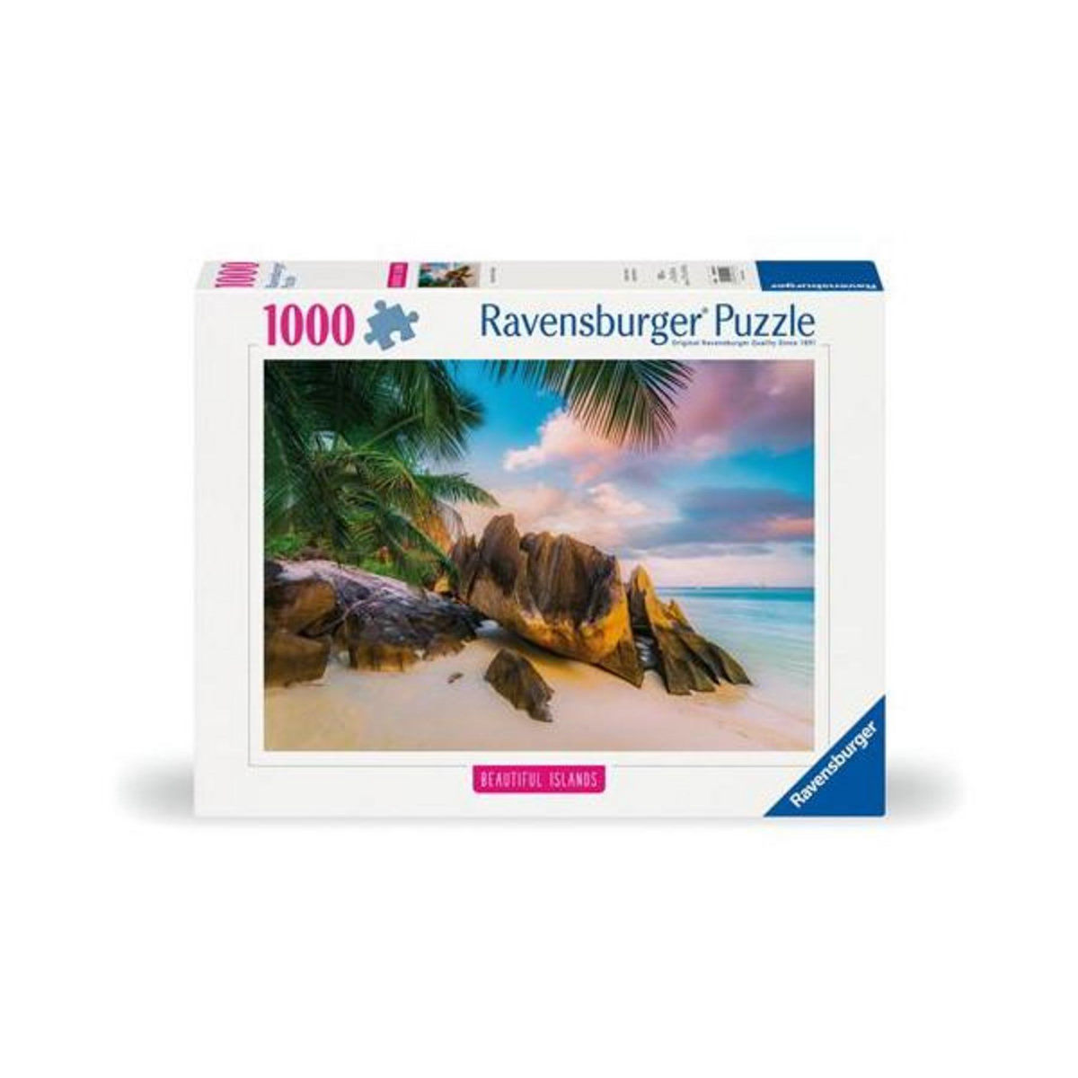 RAVENSBURGER Puzzle 1000 pièces Ravensburger Les Seychelles Îles de rêve