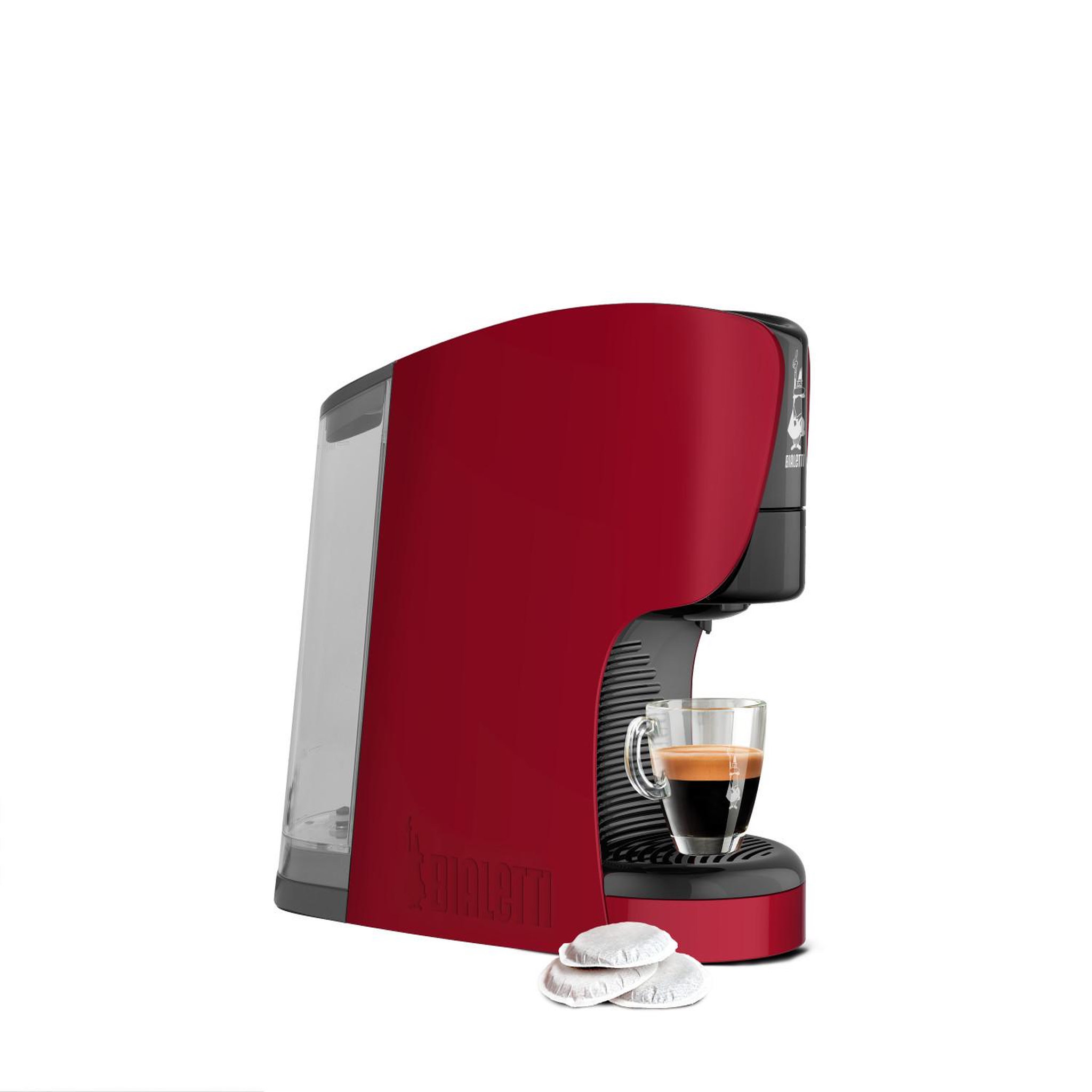 Voir la diapositive 2 : BIALETTI Machine à capsule Bialetti DAMA rouge