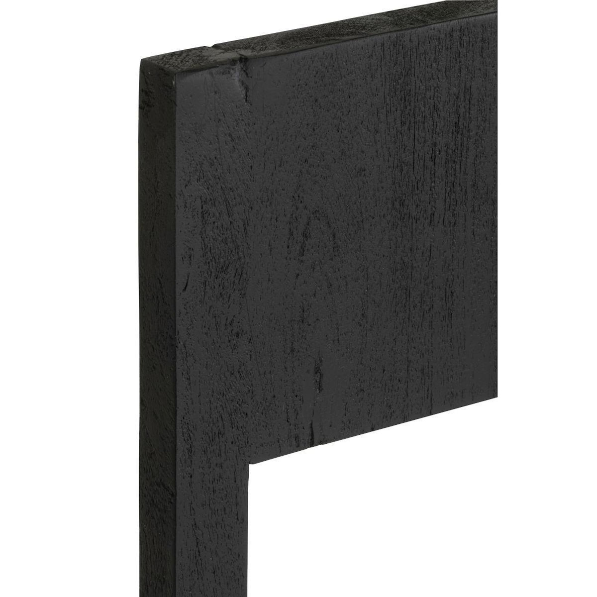 Paris Prix Miroir Mural en Bois  Hiram  90cm Noir