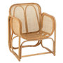 Voir la diapositive 5 : Paris Prix Fauteuil Design en Rotin  Casablanca  65cm Naturel
