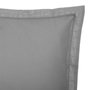 Voir la diapositive 2 : ATMOSPHERA Taie d'Oreiller  Percale  63x63cm Gris