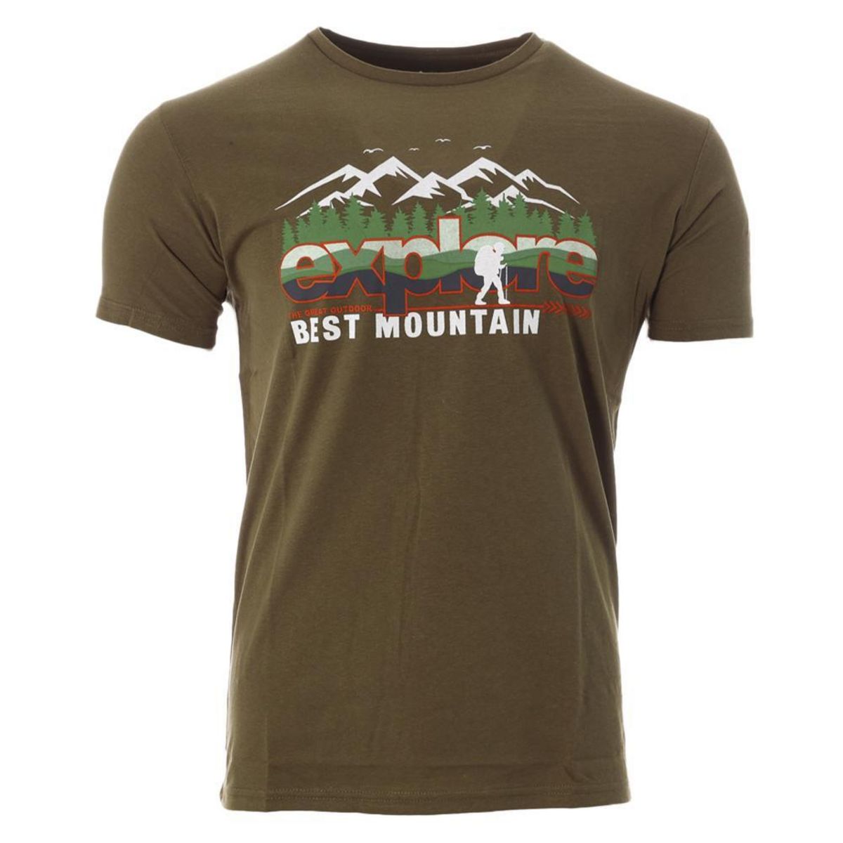 Best Mountain T shirt /Blanc Homme Best Mountain 2002