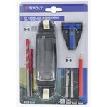 TIVOLY Kit perçage carrelage grès cérame, Diam.6 et 8 mm TIVOLY
