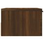 Voir la diapositive 4 : VIDAXL Table de chevet murale Chene marron 34x30x20 cm