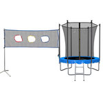 JUMP4FUN Trampoline extérieur Classique ø185 cm- 6FT- Inclus Filet multi- jeux