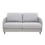 Voir la diapositive 5 : BEST MOBILIER Cosmos - canapé 3 places convertible express couchage quotidien 140 cm matelas 11 cm en tissu
