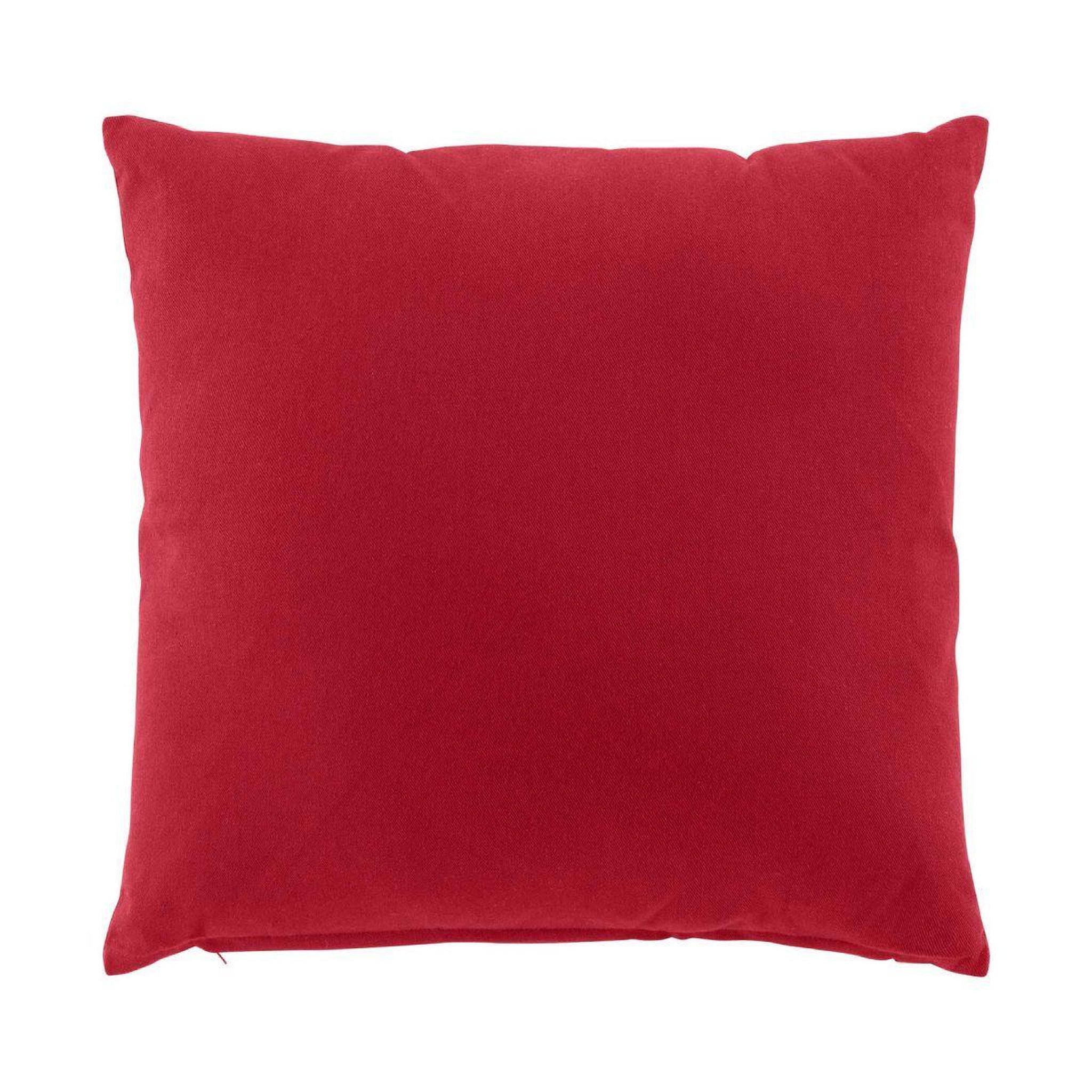 Douceur d'Intérieur Coussin déco  twily  45x45cm rouge