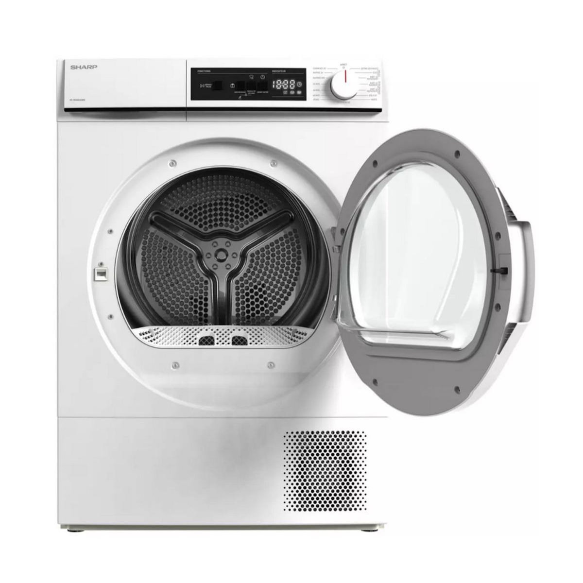 Sharp Sèche-linge pompe à chaleur 60cm 10kg blanc - KDNHA0S6GWE