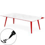 Voir la diapositive 3 : Paris Prix Table Basse 1 Cover  Tableau Effaçable  120cm Rouge