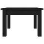 Voir la diapositive 3 : VIDAXL Table basse Noir 45x45x30 cm Bois massif de pin
