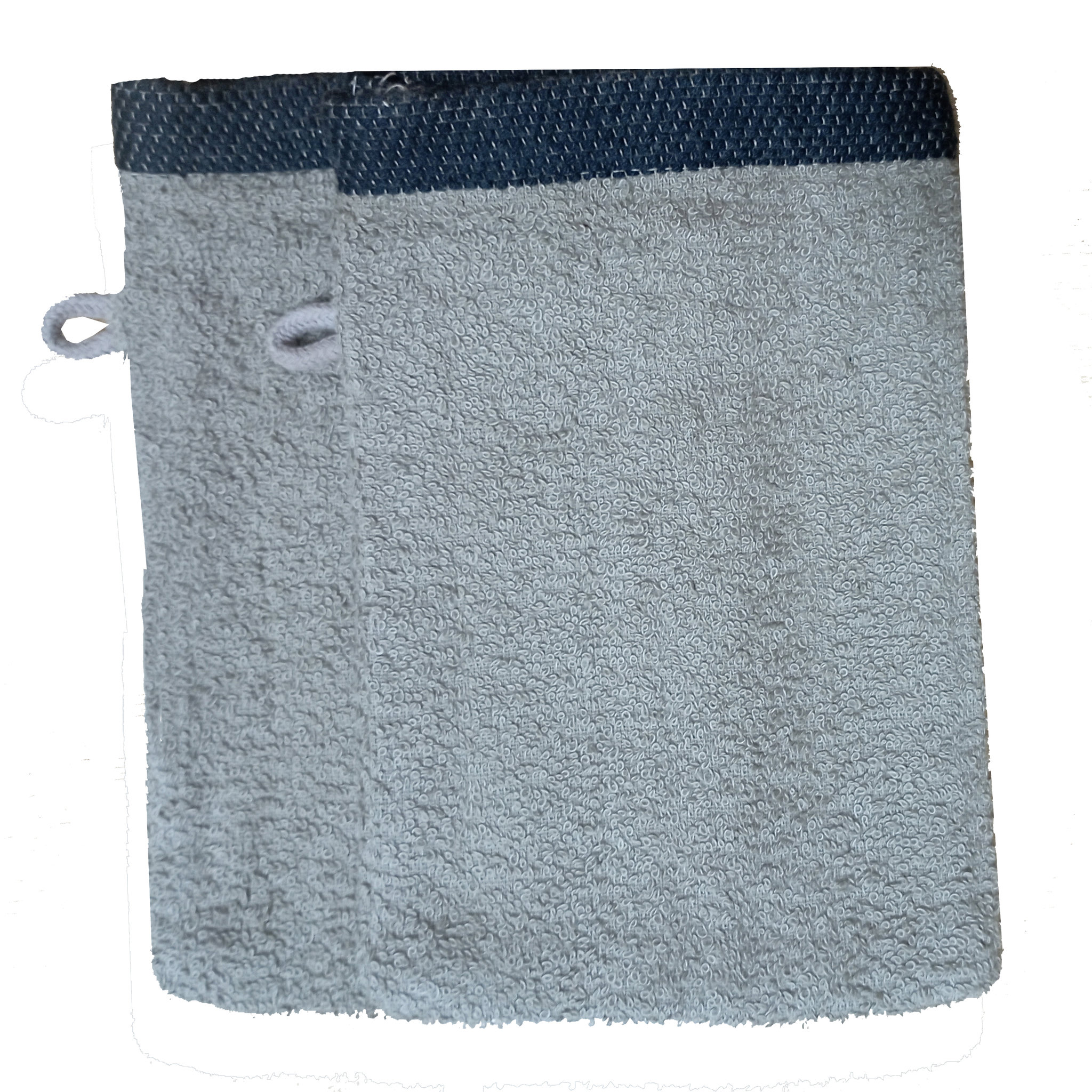 Voir la diapositive 1 : ACTUEL Lot de 2 gants de toilette uni en  coton 450GSM