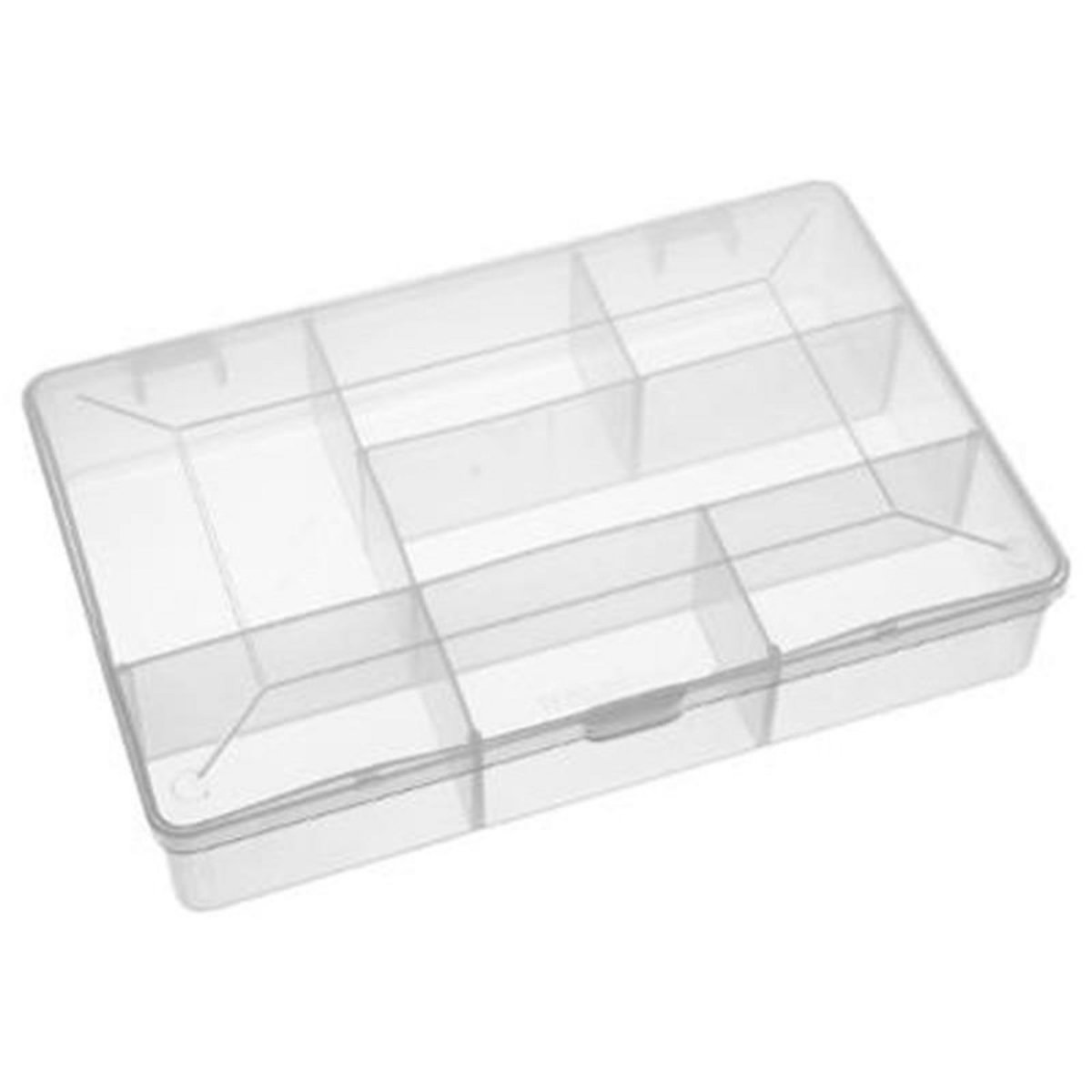  Boîte de Rangement  Compartimenté  27cm Transparent