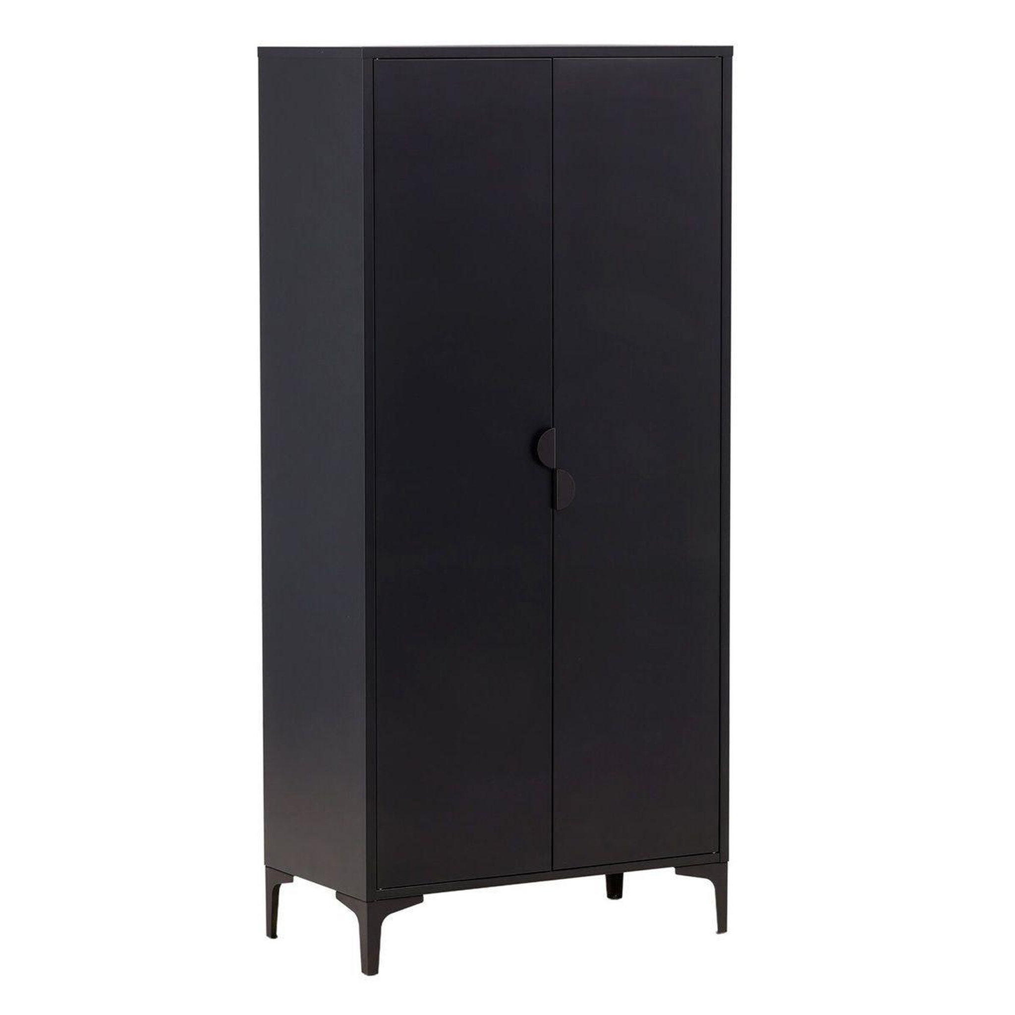Paris Prix Armoire design 2 portes  piring  85cm noir