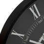 Voir la diapositive 2 : ATMOSPHERA Horloge Murale Mécanique  Kerian  57cm Noir