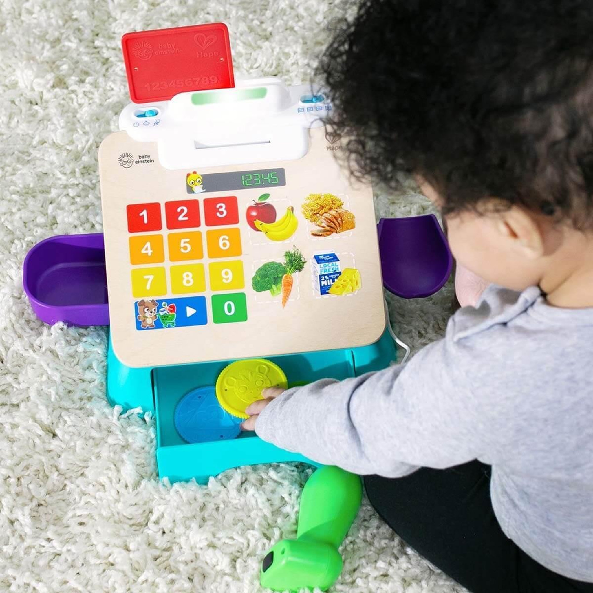 Voir la diapositive 4 : Hape Jeu d éveil Hape Caisse enregistreuse Magic Touch