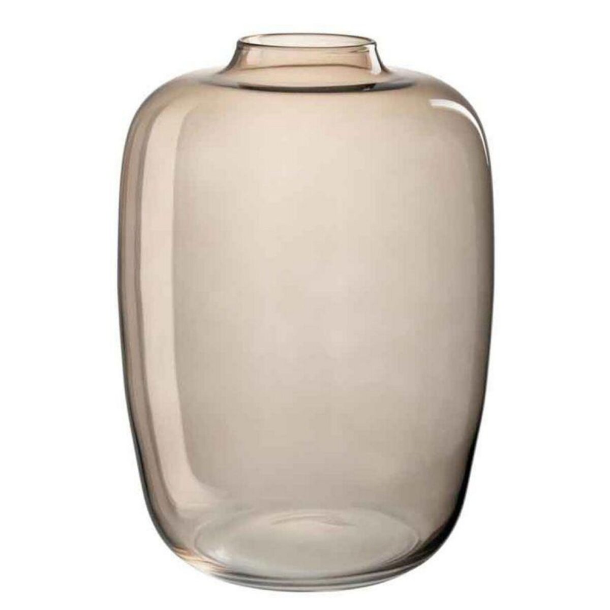 Paris Prix Vase Design en Verre  Cleo  35cm Marron Ambre