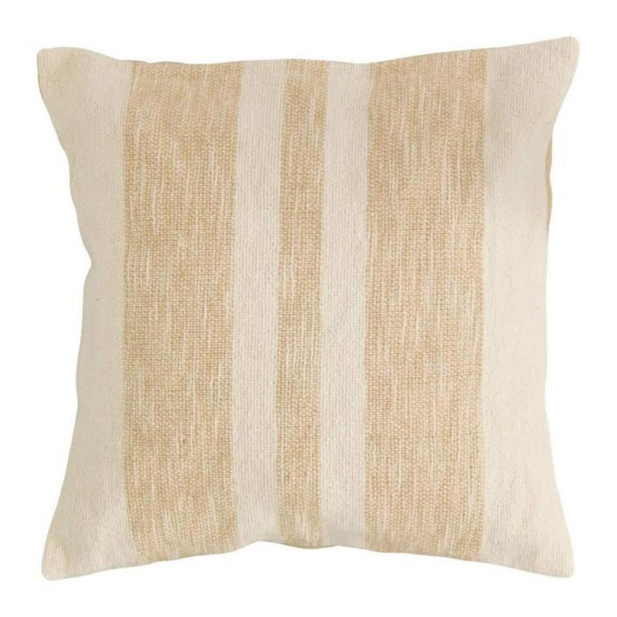 ATMOSPHERA Coussin à Rayures Effet Jute  Laini  45x45cm Naturel