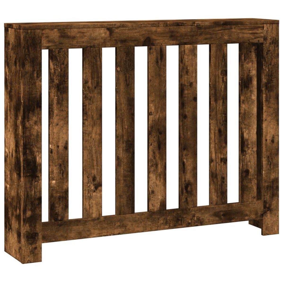 VIDAXL Cache-radiateur chene fume 104x20x82 cm bois d'ingenierie