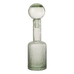 Paris Prix Bouteille Déco en Verre  Spiaggia  43cm Gris Vert