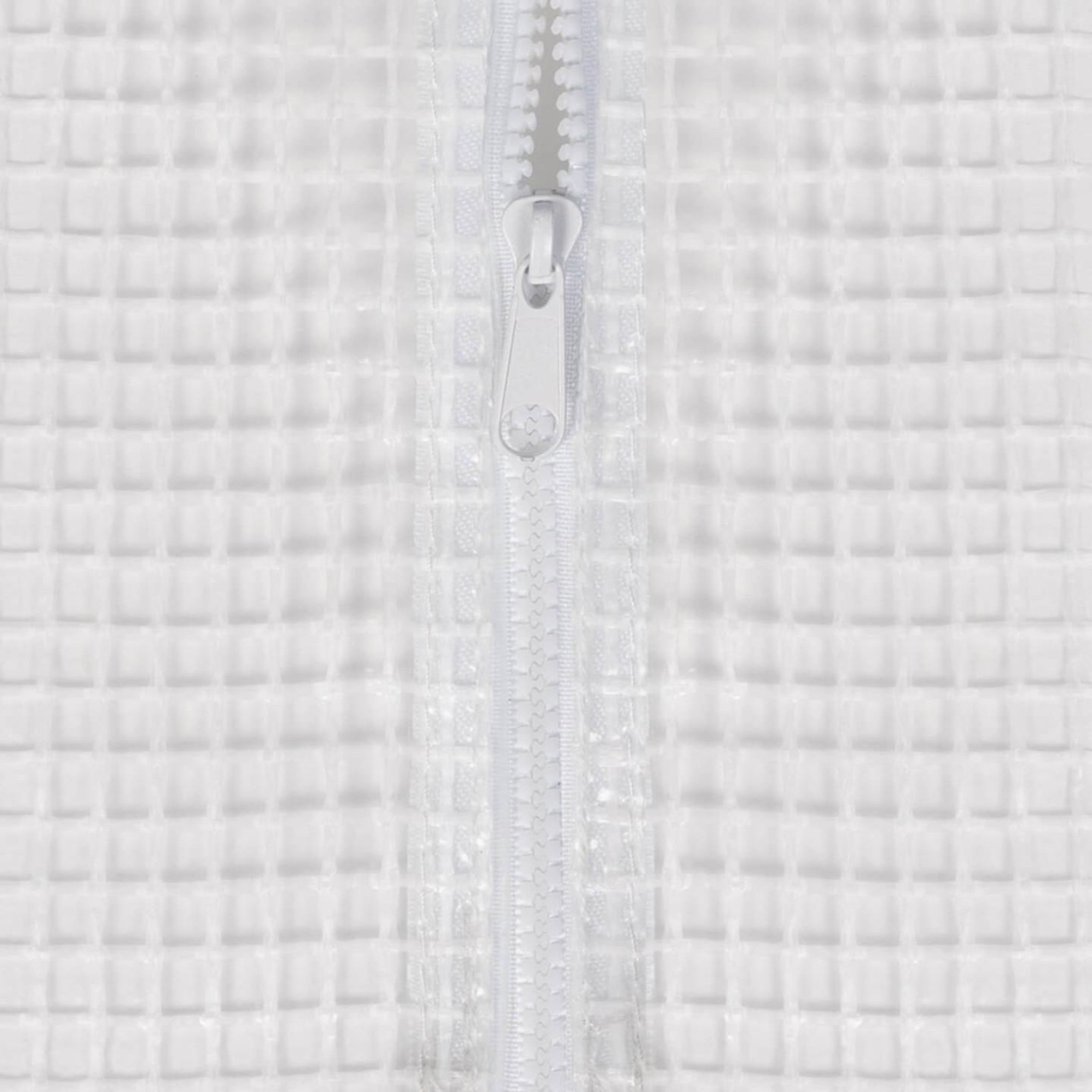 Voir la diapositive 5 : ID MARKET Bâche de rechange pour serre de jardin tunnel 24m² 8 x 3 x 2 m anti-uv avec porte et fenêtres des andes blanche