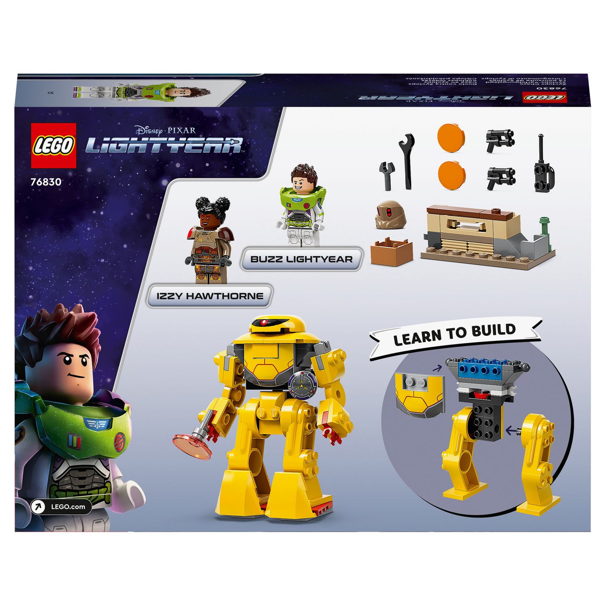 Voir la diapositive 9 : LEGO Disney 76830 Buzz l'éclair La poursuite de Zyclops
