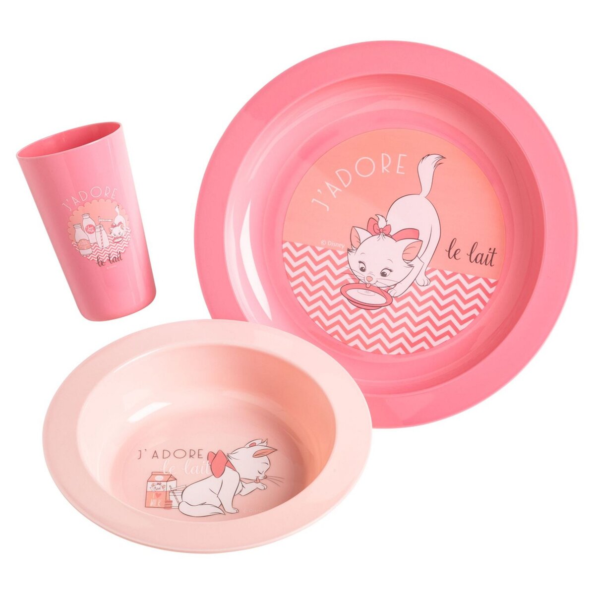 Coffret repas bébé rose pastel (4 pièces) : BabyBjörn