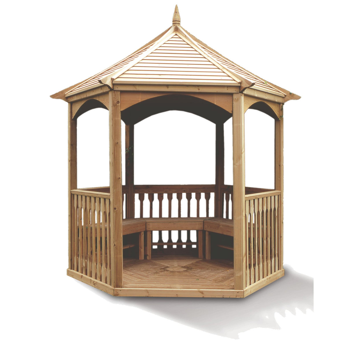Habrita Kiosque de jardin - Avec plancher - 4,74m² - ADELAIDE