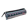 Voir la diapositive 1 : YOUNG'S ATTITUDE Trousse scolaire ronde polyester multicolore motif aztèques