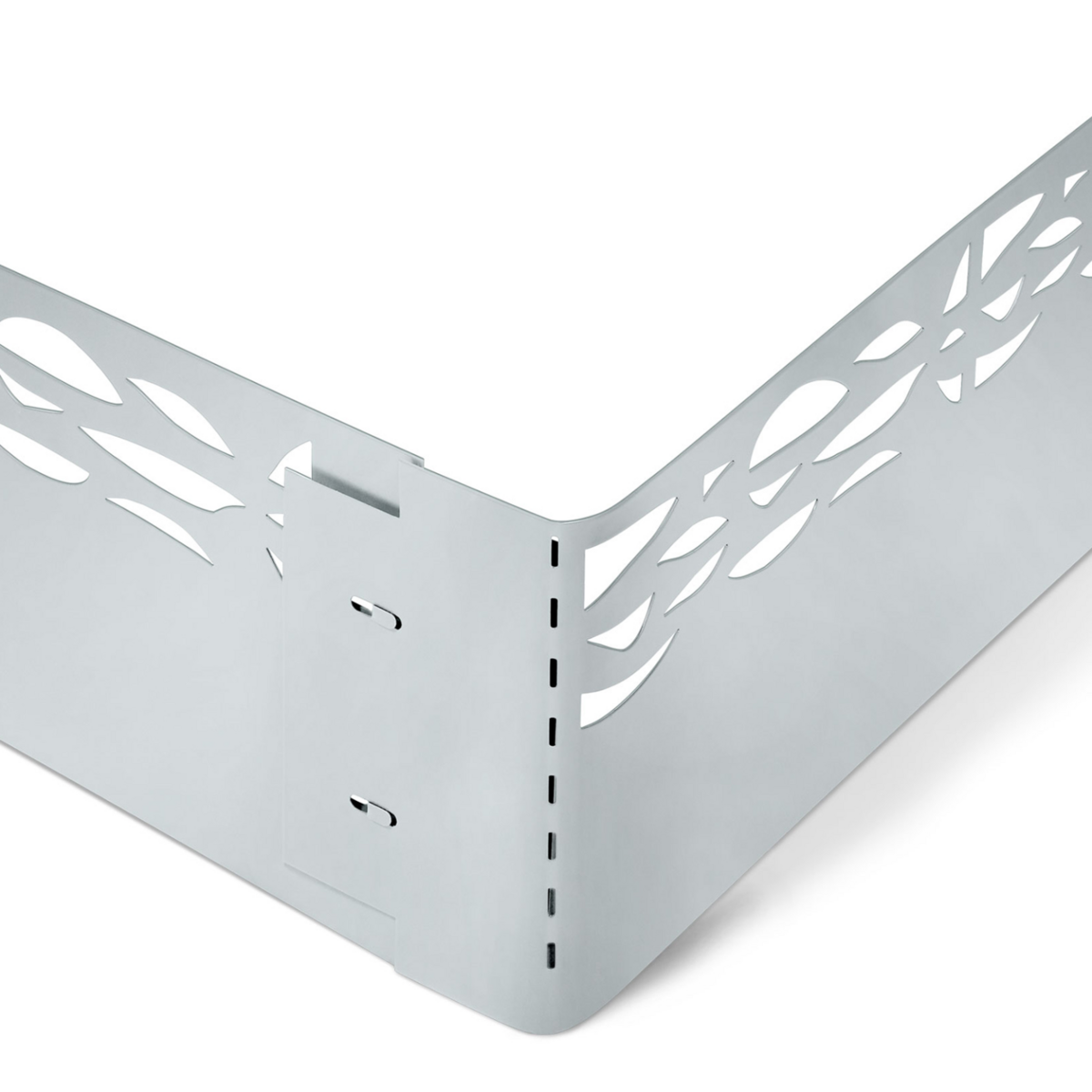 ID MARKET Bordurette de jardin x5 acier ajouré flexible L. 5 x H. 0.18 M