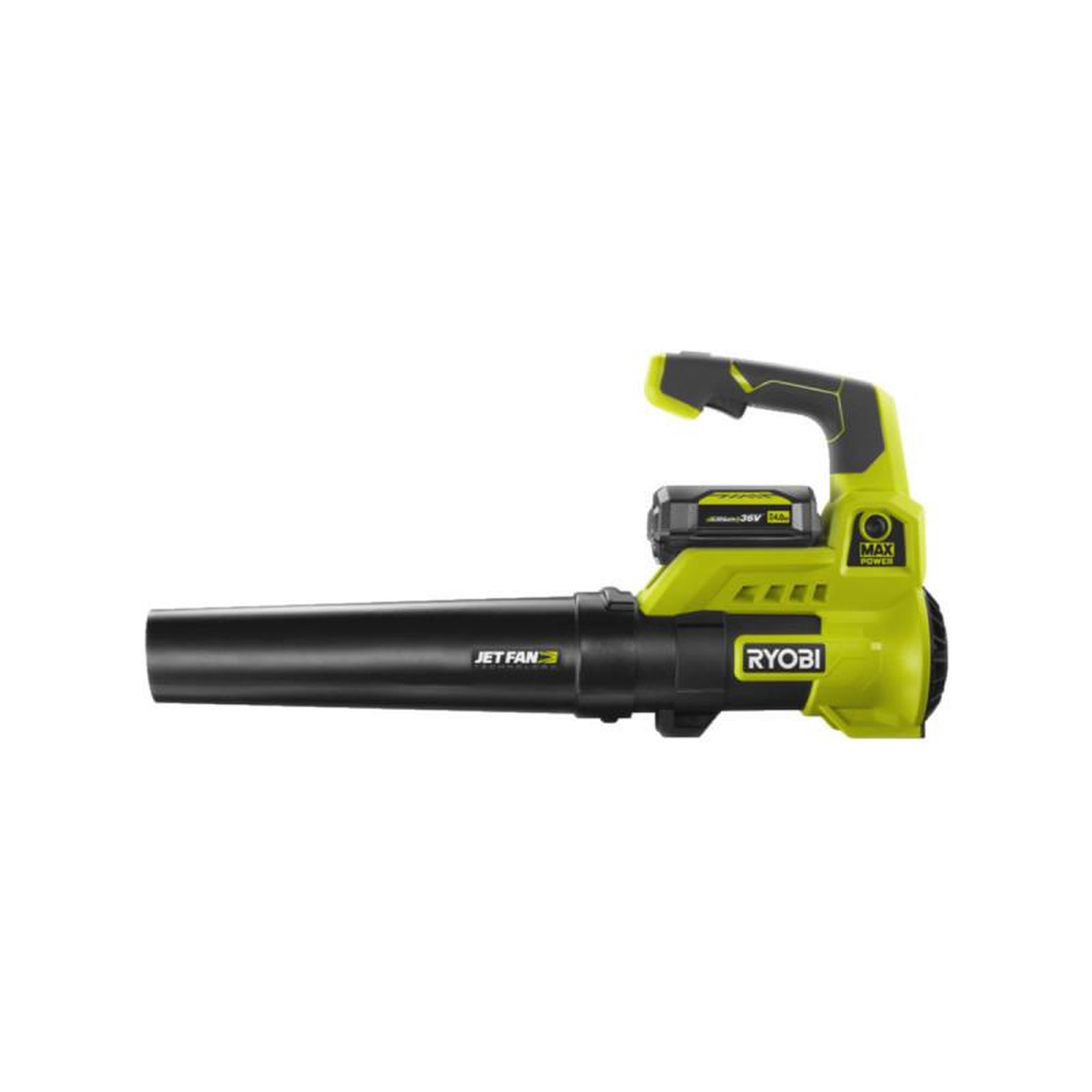 Voir la diapositive 3 : Ryobi Pack ryobi souffleur 36v max power ry36bla-140 - 2 batteries 4.0ah - 1 chargeur rapide