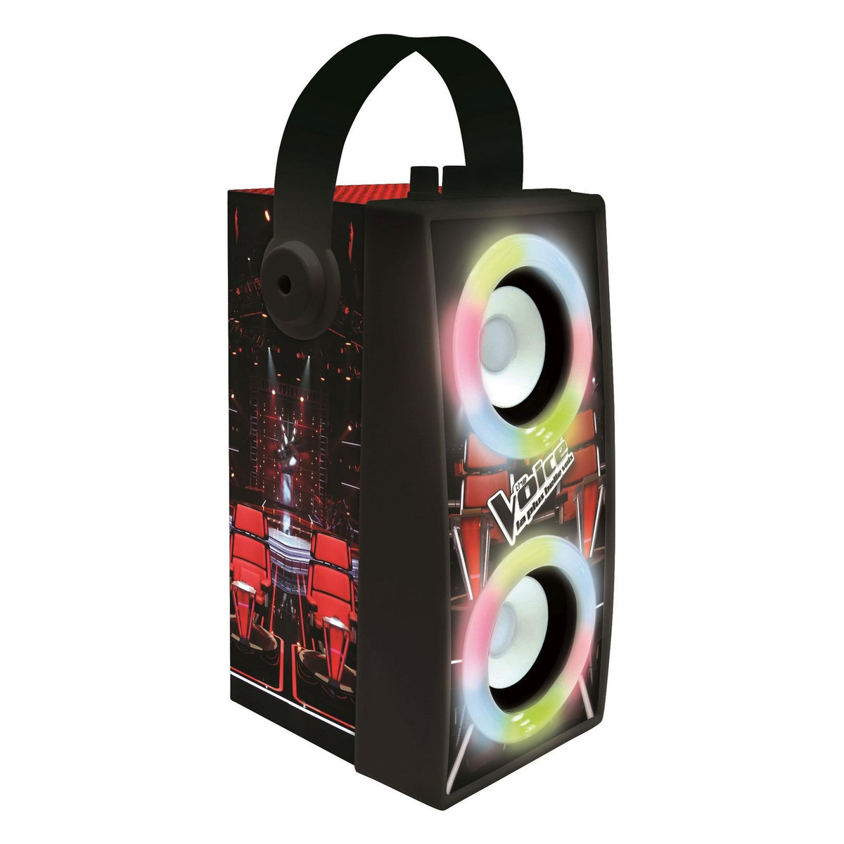 Lexibook Enceinte Bluetooth portable avec micro et effets lumineux The Voice