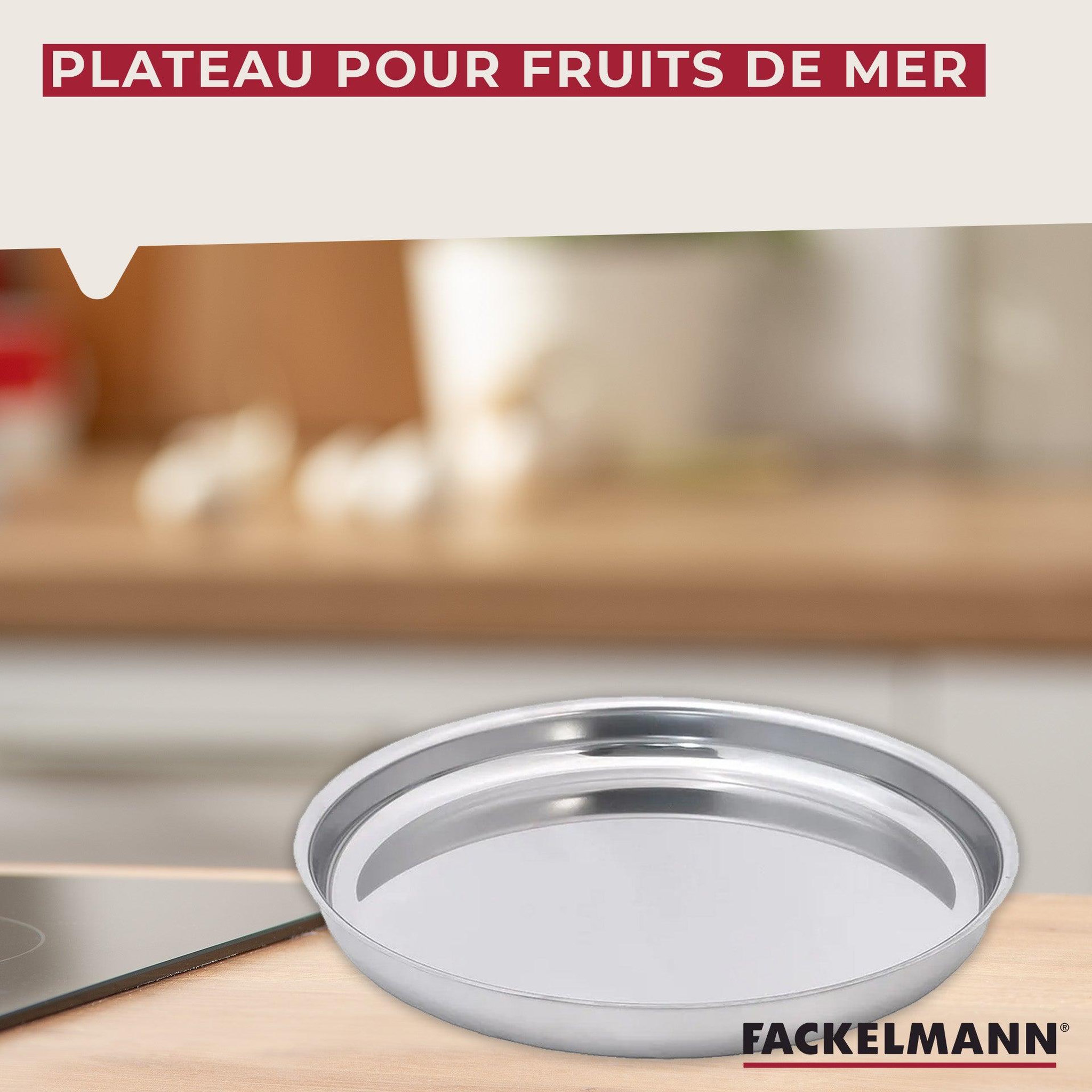 Voir la diapositive 3 : Fackelmann Lot de 2 plateaux pour fruits de mer 34,7 cm fackelmann spécialités culinaires