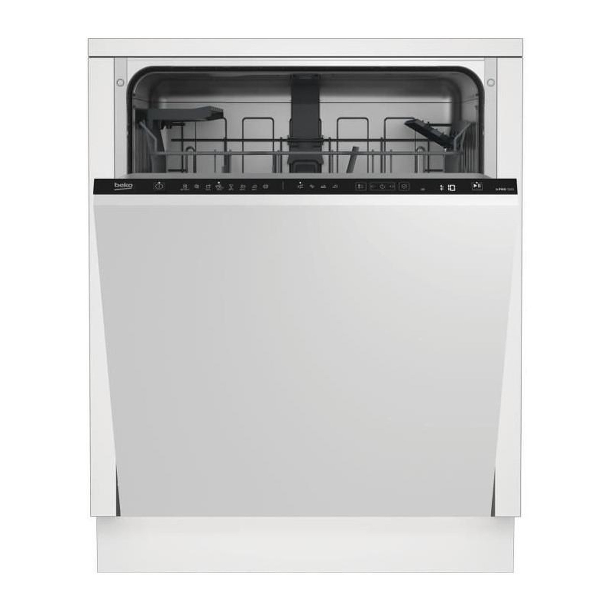 Beko Lave-vaisselle tout intégrable BEKO BDIN18441 - 14 couverts - Induction - Ouverture automatique - Blanc